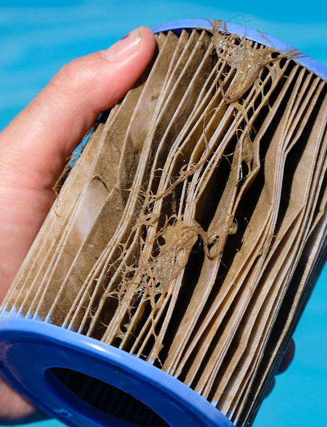 Clogged Pool Filter